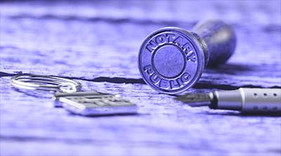 Guidelines for proper notary stamp placement and notarization procedures